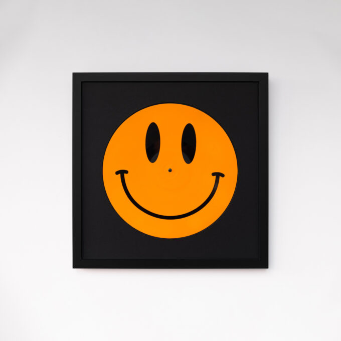 Reversible 12” Vinyl in UV Fluorescent Orange - Image 4