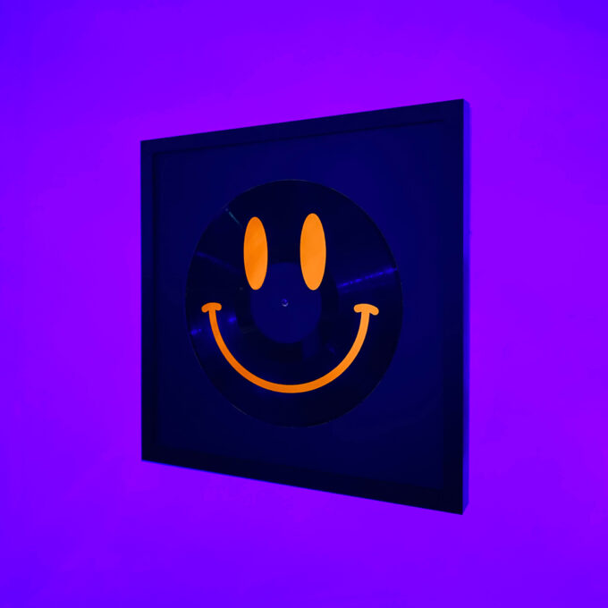 Reversible 12” Vinyl in UV Fluorescent Orange - Image 17