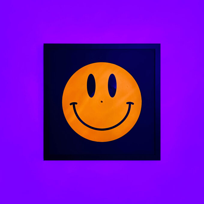 Reversible 12” Vinyl in UV Fluorescent Orange - Image 12