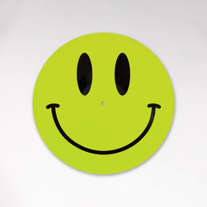 Reversible 12” Vinyl in UV Fluorescent Yellow