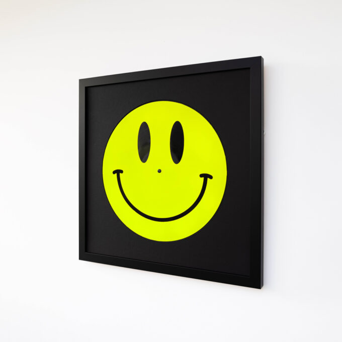 Reversible 12” Vinyl in UV Fluorescent Yellow