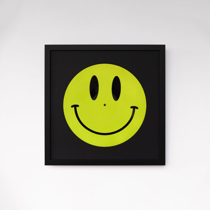 Reversible 12” Vinyl in UV Fluorescent Yellow