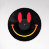 Reversible 12” Vinyl in UV Fluorescent Pink & Yellow - Image 2